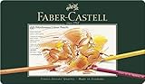 Faber-Castell 110060 - Farbstifte Polychromos, 60er Metalletui, verschiedene Farb