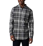 Columbia Rapid Rivers II Langarm-Shirt für Herren, Grill Oversize Plaid, 4X