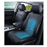 PEIRUK Sitzauflage KüHlung Auto, MassagegeräT RüCken Sommer Auto Sitz, Autositzüberzug Für Kalte Tage W
