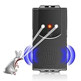 Randaco Marderschreck Auto, Effektive Marderschutz Marderfrei Maus-Repeller mit Ultraschall und LED-Blitzlichtfunktion, Anschluss an 12V Autobatterie für Dachboden, Haus, Carport, Garten, Lag