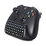 Xbox One Tastatur, Koiiko Mini Wireless Gaming Chatpad Keypad Gamepad mit 3,5 mm Audio/Headset-Buchse & Maus-Funktion für Microsoft Xbox One, Xbox One S X und Elite 1 2 Controller – 2,4 GH