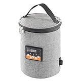 Guangcailun Autoflaschenwärmer 40-60 ℃ 18W Tragbare Milchflaschenwärmer Elektro-Reisen Getränk Insulated Bag