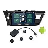 WFWJSKJ tpms USB A.-n-d-r-oi-d TPMS.Auto-Reifendruckmonitor mit 4 externen Sensoren Überwachung Alarmanlage 5V drahtlos Reifendruck-Kontrollsystem (Type : External)