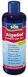 Söll 11120 AlgoSol Teichpflege gegen Algen im Teich 500 ml - hocheffektives Teichpflegemittel Algenmittel mit Lichtfilter gegen Teichalgen Schwebealgen Blaualg