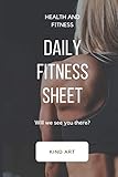 notebook for fitness : daily fitness sheet woman Black Photo Motivational Fitness Poll Interactive Instagram Story