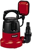 Einhell 4170445 Tauchpumpe GC-SP 3580 LL (350 W, 8 Liter pro Stunde, flachabsaugend bis 1 mm, Pumpenstart ab 8 mm, integriertes Rückschlagventil)