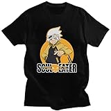 Manga Soul Eater T-Shirt Herren Cotton Fashion Manga T Shirt Jaavbpan Anime Tee Tops O-Neck Kurzarm Novelty Tshirt Clothes Size-M