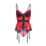 Korsett Korsage Sexy Dessous Corsage Korsagenkleid Spitz Design Kurvenreiche Figur Shape Corset Große mit Tang