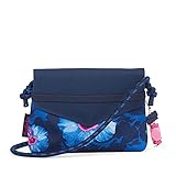 satch Clutch - mit großem Hauptfach und Spiegel, extra Reißverschlussfach Waikiki Blue - B