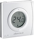 devolo Smart Home, Home Control Raumthermostat, Funk Thermostat, Heizungssteuerung, Z-Wave Hausautomation, Haussteuerung per iOS/Android App, weiß