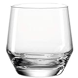 Leonardo Puccini Trink-Gläser, 6er Set, spülmaschinenfeste Wasser-Gläser, Trink-Becher aus Glas, Saft-Gläser im modernen Stil, 310 ml, 069557