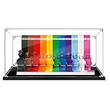 Hosdiy Acryl Vitrine Display Case Schaukasten für Lego Everyone is Awesome 40516 ( Nur Vitrine, Ohne Lego Set )