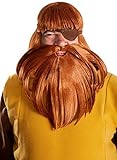Maskworld Halvar - Vater von Wickie - Perücke-Bart-Set zum Kostüm für Erwachsene - Wikinger Verkleidung für Karneval, Fasching & Motto-Party