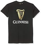 Guinness Herren BLK Guin HARP R/N T T-Shirt, Schwarz (Black Black), XXL