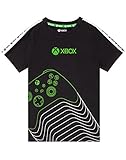 XBOX T-Shirt Jungen Kinder Grün Schwarz Game Controller Logo Kleidung Top 9-10 J