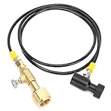 Changor Schnell CO2. Schlauch Adapter Kit, Füllung Schlauch Kupfer und Aluminium Legierung 1.5m Zy
