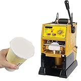 TWW Milchtee-Versiegelungsmaschine, Halbautomatischer Kleiner Handdrucktyp, Saftgetränk Sojamilch-Verpackungsbecher-Versiegelung, Geeignet Für G