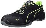 PUMA 644210.45 Fuse TC Green Low S1P ESD SRC Sicherheitsschuhe, Größe 45, Schwarz/Hellgrü