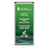 GadFull Akku für Samsung Galaxy S5 Mini | 2020 Baujahr | Entspricht Dem Original EB-BG800BBE | Lithium-Ionen-Akku der Modelle SM-G800F | Duos SM-G800H | Ersatz Handy-Akku für Ihr Smartp