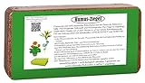 Humusziegel - Kokoserde gepresste Blumenerde aus Kokosfaser 10 x 650g - 90 L