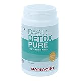 Panaceo Basic Detox pure: Veganes Bio-Medizinprodukt aus 100% Zeolith, zur Entgiftung des Darms, Kapseln, 200 Stk