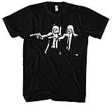 Pulp Fiction SW Männer und Herren T-Shirt | Spruch Vintage Empire Geschenk (XXXXL, Schwarz)