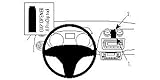 Brodit | ProClip Fahrzeughalter 854271 | Made IN Sweden | Mittelbefestigung | für linkslenkende Fahrzeuge | passt für alle Brodit Gerätehalter, schw