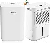 Greenmigo Alpha Serie Luftentfeuchter 13L/Tag(ALPHA-Q13 Pro WiFi),Raumentfeuchter Entfeuchter geeignet für Räume 20m² bis 50m²,für Raum Keller Wohnung Garage Wohnwag