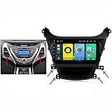 Android 10.0 Auto-Stereo für Elantra Avante 2011-2016 GPS-Navigation 9in Touchscreen 2 DIN Multimedia-Video-Player FM-Funkempfänger mit 4G 5G Wifi DSP Bluetooth-Carplay,B,M300S