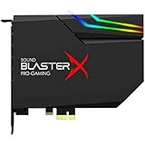 CREATIVE Sound BlasterX AE-5 Plus SABRE32 Hochauflösende PCI-e-Gaming-Soundkarte und DAC mit 32-Bit / 384 kHz, Dolby Digital und DTS mit bis zu 122 dB Rauschabstand, RGB-Aurora-Beleuchtungssy