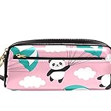 Federmäppchen Große Kapazität Federtasche Accessory Case Stiftetasche Mäppchen Mädchen Teenager,Unisex Erwachsene Pink Cloud F