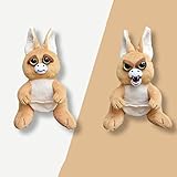 22cm Feisty Haustiere gefüllt Plüschtiere Tierpuppe Angry Känguru Geschenk L