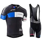 logas Männer Fahrrad-Club Cycling Team Bekleidung Jersey Shirts Kurze Hosen Set Sportbekleidung