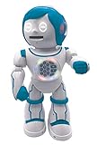 Lexibook ROB90DE Powerman Kid-Pädagogischer und zweisprachiger deutsch/englischer Roboter-Gehend Sprechend Tanzend Singendes Spielzeug-STEM Programmierbares Erzählen Erstellen von G
