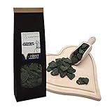 V-POINT SPIRULINA - Premium Vitties für Pferde - für Starke Abwehrkräfte - Nährstoff-Kraftpaket reich an Proteinen Vitaminen Mineralstoffen Omega-3 - Pferdeleckerli Spirulina Pulver (1x200g)