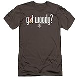 Woody Woodpecker - - Got Premium Slim Fit T-Shirt für Männer, Large, C