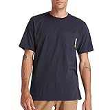 Timberland PRO Herren Base Plate Blended Short-Sleeve T-Shirt, Dunkles Marineblau, Groß