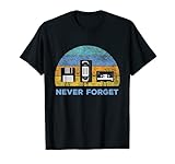 Never Forget Disketten Nostalgie lustiges Vintage Retro T-S