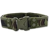 Gürtel für Herren Armee Praktische Mode Männer Casual Bund Camouflage, Dschungel-Camouflage, Einheitsgröß