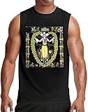 light Saber DUN Herren-Tank-Top, Baumwolle, ärmellos, modisch, modern, 1, M