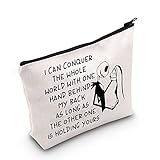 MEIKIUP Kosmetiktasche mit Reißverschluss, inspiriert von The Nightmare Before Christmas, Conquer the Whole bag,