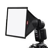 TYCKA 9 x 7 Blitzlicht Softbox Diffusor (universal, zusammenklappbar) für Nikon, Canon, Sigma, Sony, Yong