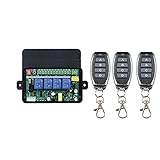 10A Relais 4 Kanäle AC 220V 230V Drahtloser Fernbedienungsschalter 433Mhz Drahtloser Funkempfänger Sender Handsender Für LED Motor Wasserpumpe +3 pcs Fernbedienung