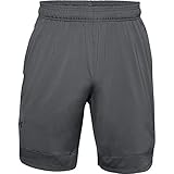 Under Armour Train Stretch Shorts, atmungsaktive und komfortable kurze Hose mit Anti-Odor Technologie, leichte und weiche Herren Shorts mit 4-Way-Stretch Herren, Pitch Gray / Black , L