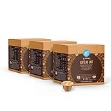 Amazon-Marke: Happy Belly Café au Lait Kapseln Geeignet für NESCAFÉ® Dolce Gusto®* Maschinen, 3x16 Kapseln (48 Portionen)