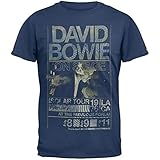 Old Glory David Bowie – Isolar Tour 1976 Soft T-Shirt Gr. X-Large, dunkelb