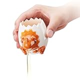 Eiertrenner Huhn Eiertrenner Keramik, Eierseparator Eidotter-Trenner Eiweiß Eigelb Filterseparator, Dinosaurier Eiertrenner Küken Lustig Gadgets Backen Werkzeug (braun)