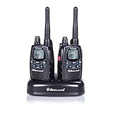 Midland G7 Pro PMR+LPD-Funkgerät C1090.06 Robustes Gerät für die Professionelle oder Private Nutzung, mit LCD-Display, inklusive Doppelstandlader und Gürtelclips, 2 Stück im S