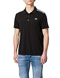 Lacoste Herren DH2094 Polohemd, Noir/Blanc, S