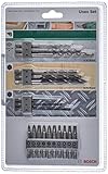 Bosch 19tlg. Uneo Mixed-Set (für Holz, Metall und Stein, Zubehör Bohrhammer)